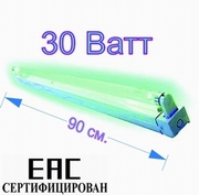 Кварцевая ультрафиолетовая бактерицидная лампа 30 Ватт. Сертификат
